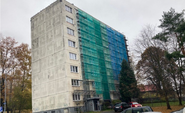 Česká Lípa: Rekonstrukce vchodů Havířská 1987 a 1988